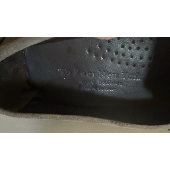 To Boot New York Derrick Driver Mens  Loafers Driver Shoes Grey Suede size 7.5 - Picture 8 of 13